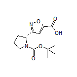 (R)-3-(1-Boc-2-pyrrolidinyl)isoxazole-5-carboxylic Acid