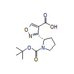 (S)-3-(1-Boc-2-pyrrolidinyl)isoxazole-4-carboxylic Acid