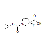 (R)-1-Boc-3-fluoropyrrolidine-3-carboxylic Acid