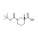 (S)-1-Boc-3-fluoropiperidine-3-carboxylic Acid