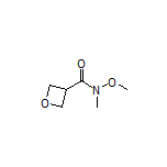 N-Methoxy-N-methyloxetane-3-carboxamide