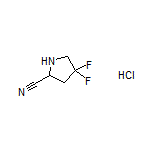 4,4-Difluoropyrrolidine-2-carbonitrile Hydrochloride
