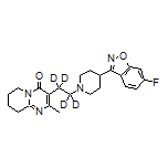 3-[2-[4-(6-Fluorobenzo[d]isoxazol-3-yl)-1-piperidyl]ethyl-d4]-2-methyl-6,7,8,9-tetrahydro-4H-pyrido[1,2-a]pyrimidin-4-one