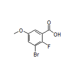 3-Bromo-2-fluoro-5-methoxybenzoic Acid