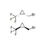 cis-1-(Bromomethyl)-2-(trifluoromethyl)cyclopropane