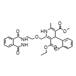 3-Ethyl 5-Methyl 4-(2-Chlorophenyl)-6-methyl-2-[[2-[2-(methylcarbamoyl)benzamido]ethoxy]methyl]-1,4-dihydropyridine-3,5-dicarboxylate