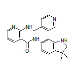 N-(3,3-Dimethyl-6-indolinyl)-2-[(4-pyridylmethyl)amino]nicotinamide