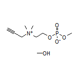 2-[Dimethyl(prop-2-yn-1-yl)ammonio]ethyl Methyl Phosphate Methanol Complex