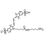 1-[6-[(6-Aminohexyl)amino]-6-oxohexyl]-3,3-dimethyl-2-[5-(1,3,3-trimethyl-5-sulfoindolin-2-ylidene)penta-1,3-dien-1-yl]-3H-indol-1-ium-5-sulfonate