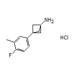 3-(4-Fluoro-3-methylphenyl)bicyclo[1.1.1]pentan-1-amine Hydrochloride