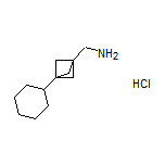 1-(3-Cyclohexylbicyclo[1.1.1]pentan-1-yl)methanamine Hydrochloride