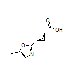 3-(5-Methyloxazol-2-yl)bicyclo[1.1.1]pentane-1-carboxylic Acid