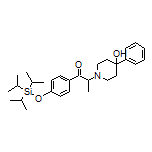 2-(4-Hydroxy-4-phenyl-1-piperidyl)-1-[4-[(triisopropylsilyl)oxy]phenyl]-1-propanone