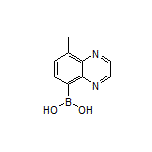 8-Methylquinoxaline-5-boronic Acid