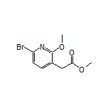 Methyl 2-(6-Bromo-2-methoxypyridin-3-yl)acetate