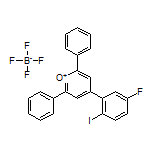 4-(5-Fluoro-2-iodophenyl)-2,6-diphenylpyrylium Tetrafluoroborate