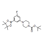 3-(4-Boc-1-piperazinyl)-5-fluorophenylboronic Acid Pinacol Ester
