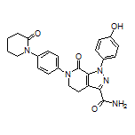 1-(4-Hydroxyphenyl)-7-oxo-6-[4-(2-oxo-1-piperidyl)phenyl]-4,5,6,7-tetrahydro-1H-pyrazolo[3,4-c]pyridine-3-carboxamide