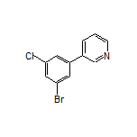 3-(3-Bromo-5-chlorophenyl)pyridine