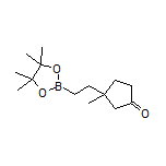 2-(1-Methyl-3-oxocyclopentyl)ethylboronic Acid Pinacol Ester
