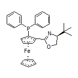 (2Sp)-1-[(4S)-4-(tert-butyl)-4,5-dihydro-2-oxazolyl]-2-(diphenylphosphino)ferrocene