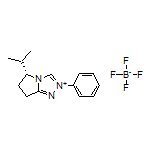 (R)-5-Isopropyl-2-phenyl-6,7-dihydro-5H-pyrrolo[2,1-c][1,2,4]triazol-2-ium Tetrafluoroborate
