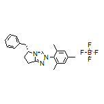 (R)-5-Benzyl-2-mesityl-2,5,6,7-tetrahydropyrrolo[2,1-c][1,2,4]triazol-4-ium Tetrafluoroborate