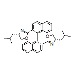 (S)-2,2’-Bis[(S)-4-isobutyl-4,5-dihydrooxazol-2-yl]-1,1’-binaphthalene