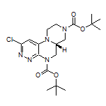 (R)-5,8-Di-Boc-2-chloro-6,6a,7,8,9,10-hexahydro-5H-pyrazino[1’,2’:4,5]pyrazino[2,3-c]pyridazine