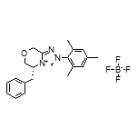 (R)-5-Benzyl-2-mesityl-2,5,6,8-tetrahydro-[1,2,4]triazolo[3,4-c][1,4]oxazin-4-ium Tetrafluoroborate