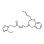 N-[2-(2-Butyl-2,3-dihydrobenzo[f][1,4]oxazepin-4(5H)-yl)ethyl]-3-(2-ethyl-1-imidazolyl)propanamide
