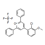 4-(2-Chloro-3-methoxyphenyl)-2,6-diphenylpyrylium Tetrafluoroborate