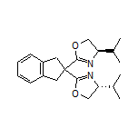 (4R,4’R)-2,2’-(2,3-Dihydro-1H-indene-2,2-diyl)bis(4-isopropyl-4,5-dihydrooxazole)