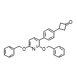 3-[4-[2,6-bis(benzyloxy)pyridin-3-yl]phenyl]cyclobutanone