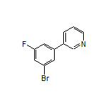 3-(3-Bromo-5-fluorophenyl)pyridine