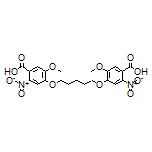 4,4’-[Pentane-1,5-diylbis(oxy)]bis(5-methoxy-2-nitrobenzoic Acid)