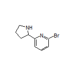 2-Bromo-6-(pyrrolidin-2-yl)pyridine