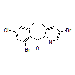 3,10-Dibromo-8-chloro-5,6-dihydro-11H-benzo[5,6]cyclohepta[1,2-b]pyridin-11-one