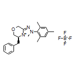 (S)-5-Benzyl-2-mesityl-2,5,6,8-tetrahydro-[1,2,4]triazolo[3,4-c][1,4]oxazin-4-ium Tetrafluoroborate