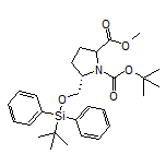 Methyl (5S)-1-Boc-5-[[(tert-butyldiphenylsilyl)oxy]methyl]pyrrolidine-2-carboxylate