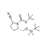 (5S)-1-Boc-5-[[(tert-Butyldimethylsilyl)oxy]methyl]pyrrolidine-2-carbonitrile