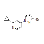 4-(3-Bromo-1-pyrazolyl)-2-cyclopropylpyridine