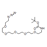 1-(Boc-amino)-17-azido-3,6,9,12,15-pentaoxaheptadecane