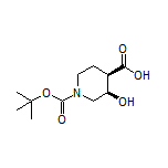 (3R,4R)-1-Boc-3-hydroxypiperidine-4-carboxylic Acid