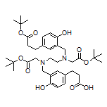 3-[3-[[[2-(tert-Butoxy)-2-oxoethyl][2-[[2-(tert-butoxy)-2-oxoethyl][5-[3-(tert-butoxy)-3-oxopropyl]-2-hydroxybenzyl]amino]ethyl]amino]methyl]-4-hydroxyphenyl]propanoic Acid