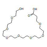 1-Hydroxy-3,6,9,12,15,18,21-heptaoxatetracosan-24-oic Acid