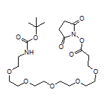 2,5-Dioxopyrrolidin-1-yl 2,2-Dimethyl-4-oxo-3,8,11,14,17,20-hexaoxa-5-azatricosan-23-oate