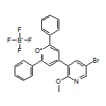 4-(5-Bromo-2-methoxy-3-pyridyl)-2,6-diphenylpyrylium Tetrafluoroborate