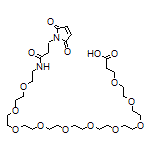 1-(2,5-Dioxo-2,5-dihydro-1-pyrrolyl)-3-oxo-7,10,13,16,19,22,25,28,31,34-decaoxa-4-azaheptatriacontan-37-oic Acid