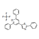 2,6-Diphenyl-4-(2-phenyl-5-thiazolyl)pyrylium Tetrafluoroborate